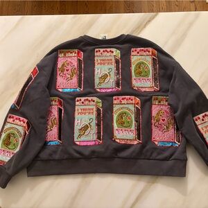 Queen of sparkles matchbox design sweater